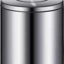 Tandefio Stainless Steel Countertop Wipe Dispenser Fits Wipes on Rolls 10 x 11.5 Inch Round Tissue Holder Refillable Tabletop Cylinder Container for Fitness Clubs Gym Schools Daycares(Sliver)