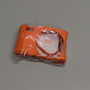 Silicone Case for Panasonic LUMIX ZS99 Digital Camera with with Removable Lens Cover and Screen Protector and a Lanyard for Panasonic LUMIX ZS99 Accessories -(Orange)