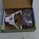 Rechargeable Head Magnifier with 4 LED Lights and 5 Lenses  Hands-Free Magnifying Headset for Close Work, Jewelry, Crafts, Eyelash Extensions, Magnifying Glasses Alternative