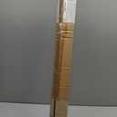 Amazon Basics No Drilling Spring Tension Curtain Rod, Adjustable Length 54-90" Width, Classic Finial, Nickel