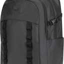 PUMA Coated Range Backpack with Padded Back & Adjustable Straps, Luggage Strap & Laptop Sleeve, Black, One Size