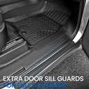 Floor Mats Cargo Mat for 2021-2024 2025 Chevrolet Chevy Suburban/GMC Yukon XL 7 Seats Car Mat Accessories, All Weather TPE Full Set Trunk Cargo Liner (Floor Mats Set)