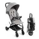 Lightweight Travel Stroller for Baby & Toddlers - Easy Fold & Compact Stroller with Canopy, Storage Basket, Multi-Position Recline & Convenient One-Hand Fold (Gray)