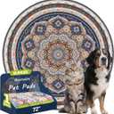 Washable Pee Pads for Dogs,1 Pack Super Absorbent Reusable Puppy Training Pads 72inch, Leak-Proof & Non-Slip,for Potty Training,Whelping,Crate & Playpen