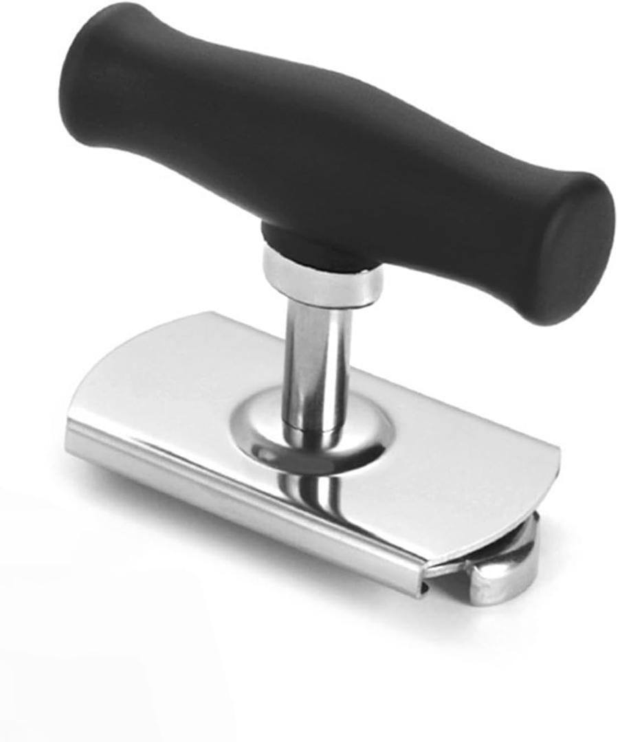 Jar Opener, Cap Crack Opener - Jar Opener for Weak Hands, Adjustable Multifunctional Jar Lid Opener - Easy to Grip and Open for Stuck Jars, Bottles & Lids (Black)