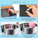 Cotton Candy Machine Commercial, 1000W Efficiently Cotton Candy Maker Machine with Stainless Steel Bowl, Sugar Scoop, Easy & Safe to Use, Candy Floss Maker for Kids, Home, Party, Birthday, Festival