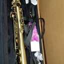 Btuty Straight Bb Soprano Saxophone Nickel Plated Sax straight saxophone Professional Brass Woodwind Instrument Carve Pattern with Carrying Case Mouthpiece Reed Cleaning