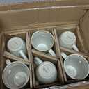GBHOME Ceramic Coffee Mugs Set of 6, 12oz Stoneware Coffee Mugs Set For Dad Mom Women MEN, Lightweight Coffee Cups for Latte/Tea/Beer/Hot Cocoa, Dishwasher & Microwave Safe