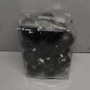 Emopeak 24Pcs Christmas Balls Ornaments for Xmas Christmas Tree - 4 Style Shatterproof Christmas Tree Decorations Hanging Ball for Holiday Wedding Party Decoration (Black, 2.4"/6.2CM)