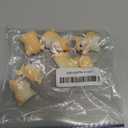 MAOMIA 6 Pcs Mini Hamster Figures Animal Toy Cake Toppers, Fairy Garden Decor Miniature Hamster Figurines Collection Playset for Christmas Birthday Gift Cake Decorations