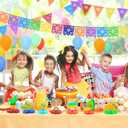 Fiesta Decorations Cinco De Mayo Decorations Centerpiece,Fiesta Birthday Decorations,Table Decoration for Birthday Wedding Rainbow Mexican Party Decor Supplies15Pcs