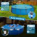 Solar Pool Lights for Above Ground Pools, 6 Pack Waterproof Swimming Pool Accessories Light for Yard, Garden, Outdoor Decoration (White Light)