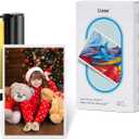 Liene Amber M100/M200/M110/M210 4x6'' Photo Printer Paper & Cartridge, 1 Cartridge Refill & 40 Photo Papers- 40 Pack Only for DHP512/DHP513/DHP514/DHP515
