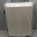 Amazon.com | Coolife Luggage PC+ABS Hardshell Suitcase with TSA Lock, Spinner Carry On Lightweight (white, S(20in_carry on)) | Carry-Ons