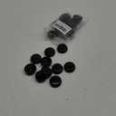 24-Pack Wrought Iron Patio Furniture Feet Caps 1-1/2 inch Round Plastic Outdoor Chair Leg Caps, Patio Chair Leg Caps for Metal Chairs, Patio Furniture Replacement Feet for Chairs & Tables, Black