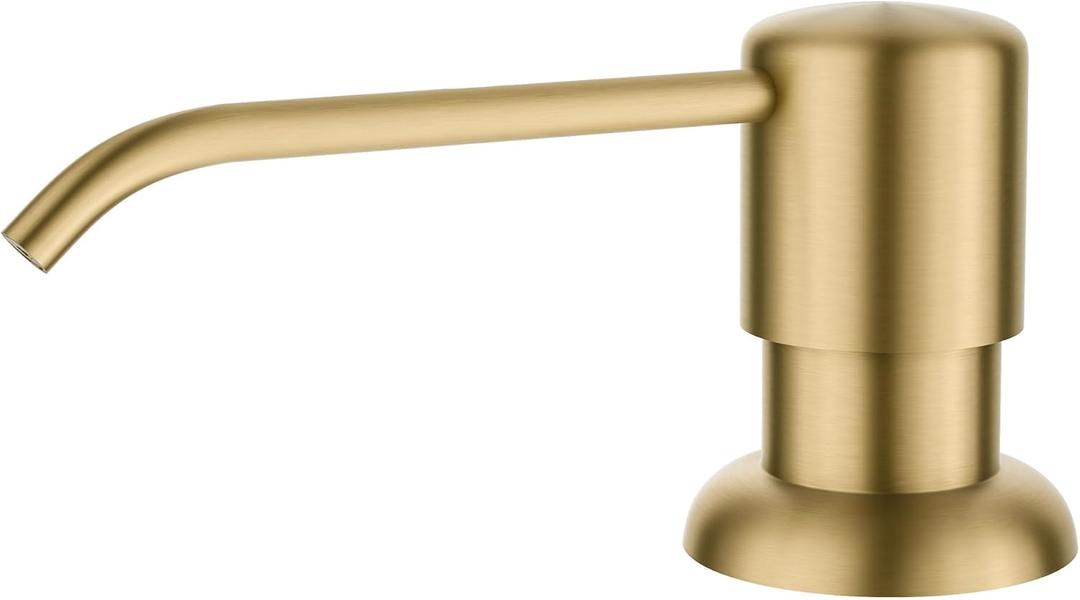 KRAUS Boden Kitchen Soap and Lotion Dispenser in Brushed Brass, KSD-53BB
