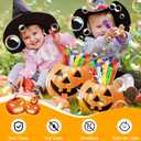 400 PCS Halloween Mini Bubble Wands, Halloween Party Favors for Kids, Bubble Wand Bulk for Goodie Bag Stuffers, Trick or Treat, Halloween School Classroom Prizes Gifts for Boys Girls(10 Colors)