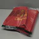 6 Pcs Large Red Burlap Christmas Tote Gift Bags with Handles 13.78" x 12.6" x 5.91" Merry Christmas Reusable Shopping Goody Treat Tote Bags Bulk for Xmas Holiday Party Favor Supplies Decorations