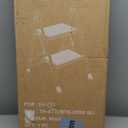 DUMOS Step Ladder, 2 Sturdy Step Stool with Anti-Slip Pedal & Comfortable Handrail, Portable Heavy Duty Step Stool for Kitchen, Garage & Outdoor Use, 330lbs, Black