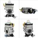 300486 43cc Carburetor, Replacement Small Engine Carburetor Fits for Earthquake Tiller & Auger E43 MC43 MD43 WE43 Series, Compatible with Powermate & Southland PCV43 SCV43 Cultivator, SEA43 Auger