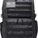Wotony Military Tactical Backpack for Men Waterproof Daypack 3 Day Assault Pack Molle Bag with Water Bottle Holder