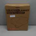 Heated Blanket Electric Blanket Full Size 72''x84'' with 9 Heating Levels, 1-10 Hour Auto Shut Off, Machine Washable, Flannel & Sherpa Soft Warming Blanket for Couch, Bed, Office - Dark Grey