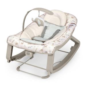 Ingenuity Keep Cozy 3-in-1 Grow with Me Vibrating Baby Bouncer, Green | Seat & Infant to Toddler Rocker, Vibrations & Toy Bar, 0-30 Months, Up to 40 lbs