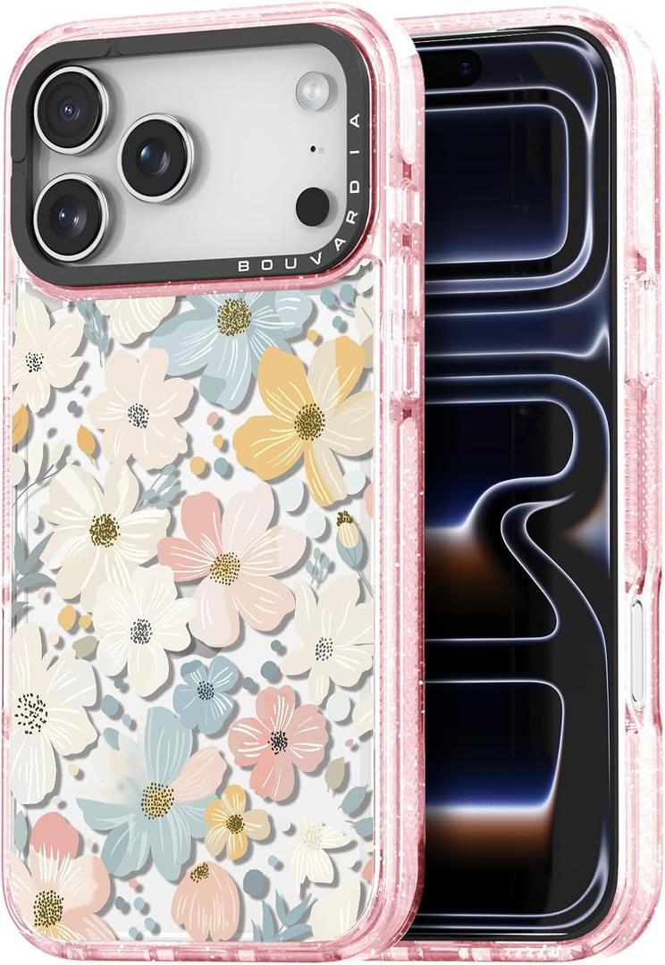 Bouvardia for iPhone 17 Pro Max Case, Cute Girly Design for Women, Protective & Aesthetic, Floral Theme - Flowers Blossoming