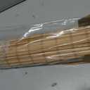 LazBlinds No Drill Cordless Bamboo Roman Shades, 28" W × 64" H, Dali Native