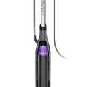 Steam Spin Mop, Smart Steam & Scrub Mop with 4 Cleaning Modes & LED Headlights, Safe for all Sealed Hard Floors like Tile, Hardwood, Stone, Laminate, Vinyl & More F2 (Purple)