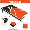 Cornhole Board Set, 3'x2' Cornhole Set, Corn Hole Boards Set, Lightweight Corn Hole Set Includes 2 Cornhole Boards, 8 Cornhole Bean Bags & Carry Case for Outdoor Games