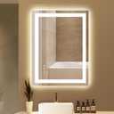 2432 LED Bathroom Mirror with Lights Bathroom Vanity Mirror with Backlit and Front Light,Stepless Dimmable Led for Bathroom,Anti-Fog, Shatter-Proof, Memory, 3 Colors Smart Mirror