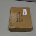 SOFFEE DESIGN 4pcs Vintage Cabinet Pull Drawer Handle, Distressed Closet Handle with Clear Resin Knob, Antique with Mounting Screws for Cupboard, Kitchen Furniture - Black