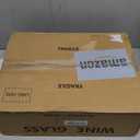 Stemless Wine Glasses Set of 12, 15 Ounce Smooth Rim Standard Wine Glass Tumbler for Red, White Wine, Dishwasher Safe