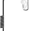 Long Tube Listen Only Earpiece,Black (EP1089SC)