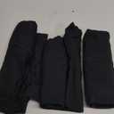 INNERSY Period Underwear for Women High Waisted Leak-Proof Postpartum Menstrual Panties 3-Pack (Medium, Classic Black)