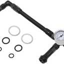 4150 Fuel Braided Line AN6 Automotive Replacement Fuel Lines Carburetor Equipped With Pressure Gauge Replacement for Holley