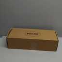 Wall Shelves, Wall Mounted Bookshelves, DIY Floating Shelves for Wall, Wood Hanging Book Shelves for Room, Bedroom, Living Room, Easy Installation (Brown, 50W x 17H)