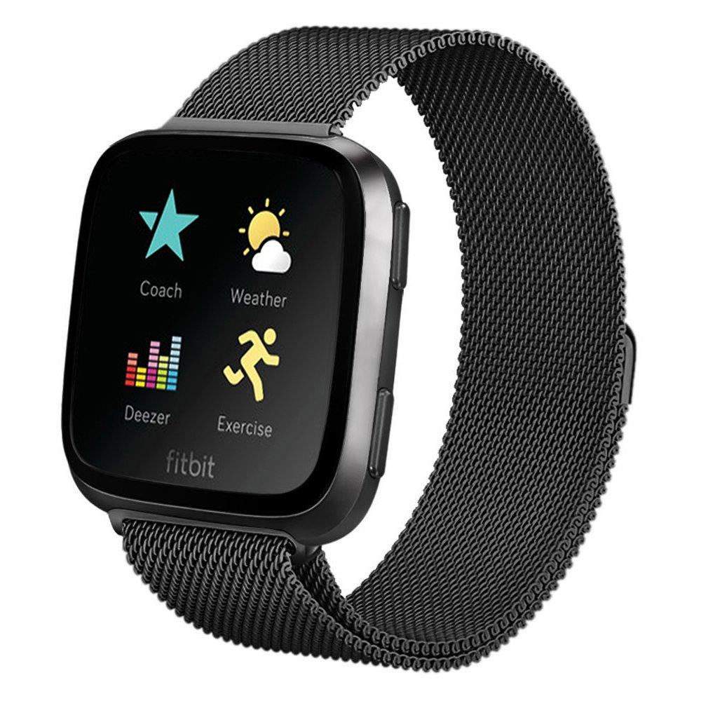 Stainless Steel Mesh Band For Use With Fitbit Versa