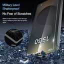 2 x bersem 3 Pack for Samsung Galaxy S25 Ultra Screen Protector + 1 Pack Camera Lens Protector, 9H+ Tempered Glass Film with Customized Installation Tray, Military Grade Shatterproof, HD Clear