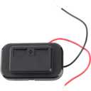 Dual USB Car Adapter 5V 3.1A Output, Intelligent Chip for Safe Charging, ABS Material, Flat Back Design, 12V 24V Vehicle, Dust Cap, One Hand