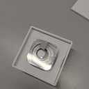 Smart Ring for Women Men, Tungsten Steel Fitness Tracker Ring with Sleep Monitoring, Heart Rate, Step Counting, IP68 Waterproof for iPhone and Android, No Subscription Fee (Black-Gold)