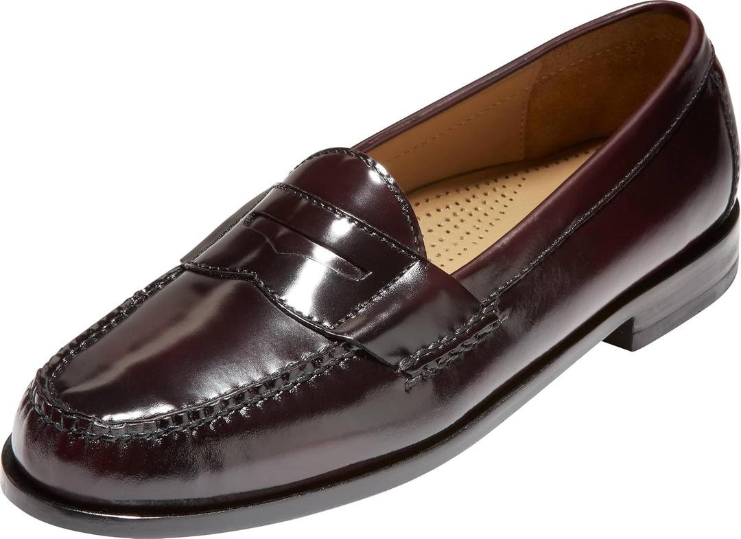 Cole Haan Men's Pinch Penny Slip-On Loafer (10.5 Wide, Burgundy)