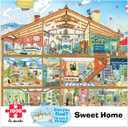 Re-marks Sweet Home Architecture Puzzle, 1000-Piece Puzzle for All Ages