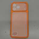 Design for iPhone 17 Pro Max Phone Case - Shockproof Military Grade Drop Protection, Protective Hard Back Slim Translucent Matte Case for iPhone 17 Pro Max 6.9'', Frosted Orange