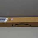 Aluminum Closet Pole  1 3/16" H x 19/32" W x 1mm Thick | Heavy-Duty Rust-Resistant Wardrobe Rod | For Built-In Closets, Garment Racks & Cabinets  Cut to Size (Black, 46")
