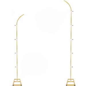 Wedding Arch Backdrop Stand, Sturdy Metal Frame for Ceremonies, Birthday Parties, Bridal Showers, Perfect for Event Planners, Photo Booths (Split Arch Frame, 1. 8 + 2.4 m)