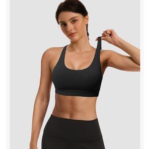 Sports Bras for Women, High Support Racerback Bras for Large Bust, High Impact Strappy Yoga Workout Gym Bra, Large