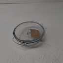 Round Tempered Glass Casserole Dish with Lid, Glass Casserole Baking Dish for Oven, Freezer and Dishwasher Safe - 2.5QT