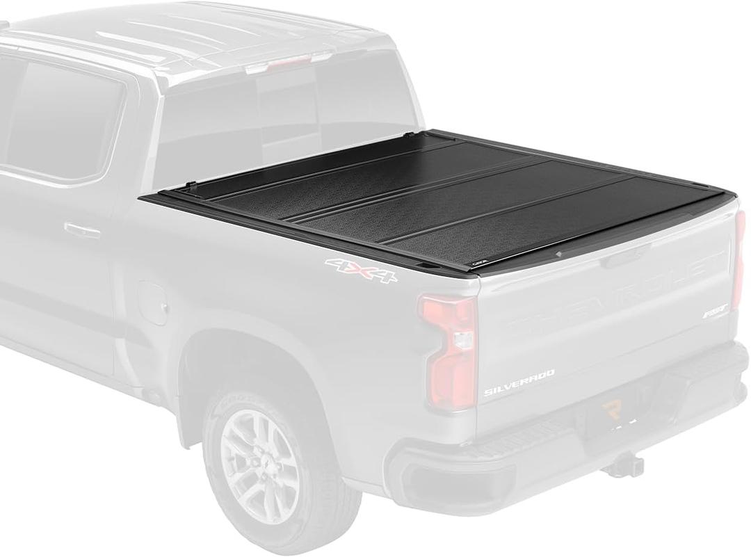 Gator FX Hard Quad-Fold Truck Bed Tonneau Cover | 8828121 | Fits 2014 - 2018, 2019 Ltd/Lgcy Chevy Silverado 6' 7" Bed (78.9")